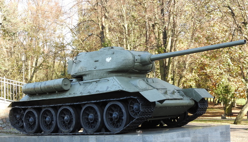 Wejherowski T-34/85 - upamiętnienie żołnierzy I Brygady Pancernej im. Bohaterów Westerplatte