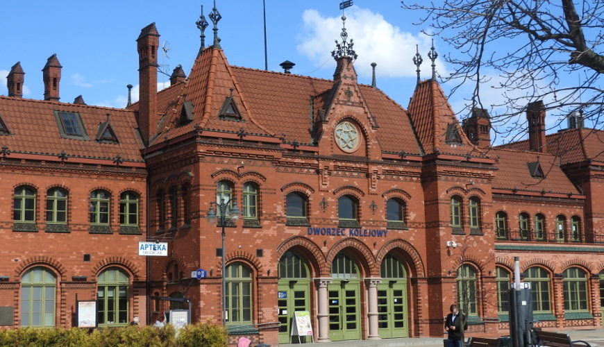 Dworzec kolejowy w Malborku