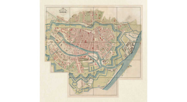 Gdańsk na Planie Buhsego. Mat. Muzeum Gdańska.