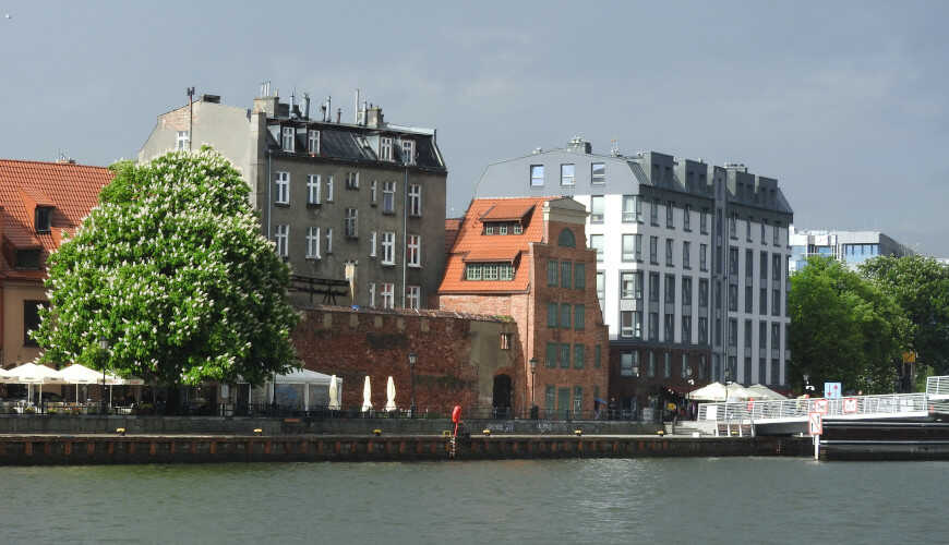 Zamczysko - interesujący fragment gdańskiego Śródmieścia.