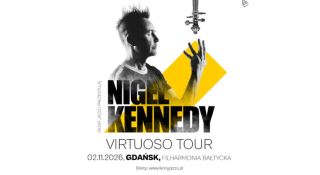 Nigel Kennedy w Polskiej Filharmonii Bałtyckiej.